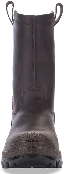 Bota Soldador Composite en cuero semigraso café