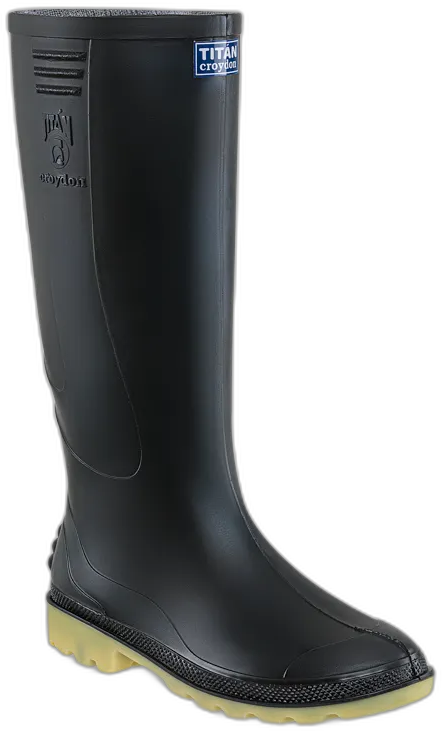 Bota Agrícola Titán Croydon negra impermeable