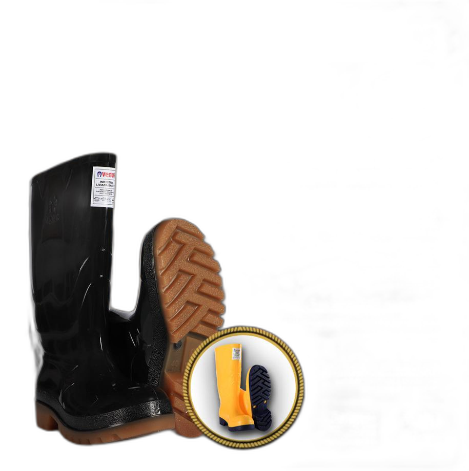 Bota Industrial con Puntera de Seguridad Venus negra