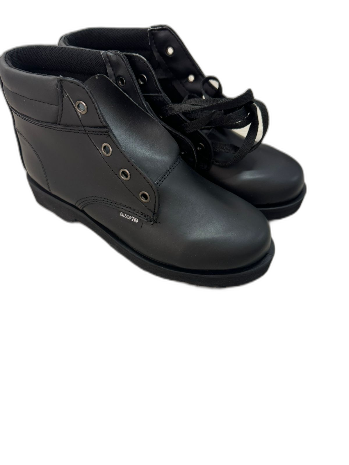 Bota de cuero negro Calzado 70